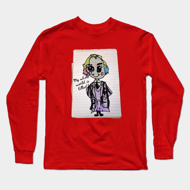 Enid Long Sleeve T-Shirt by Twisted Kitty Studio